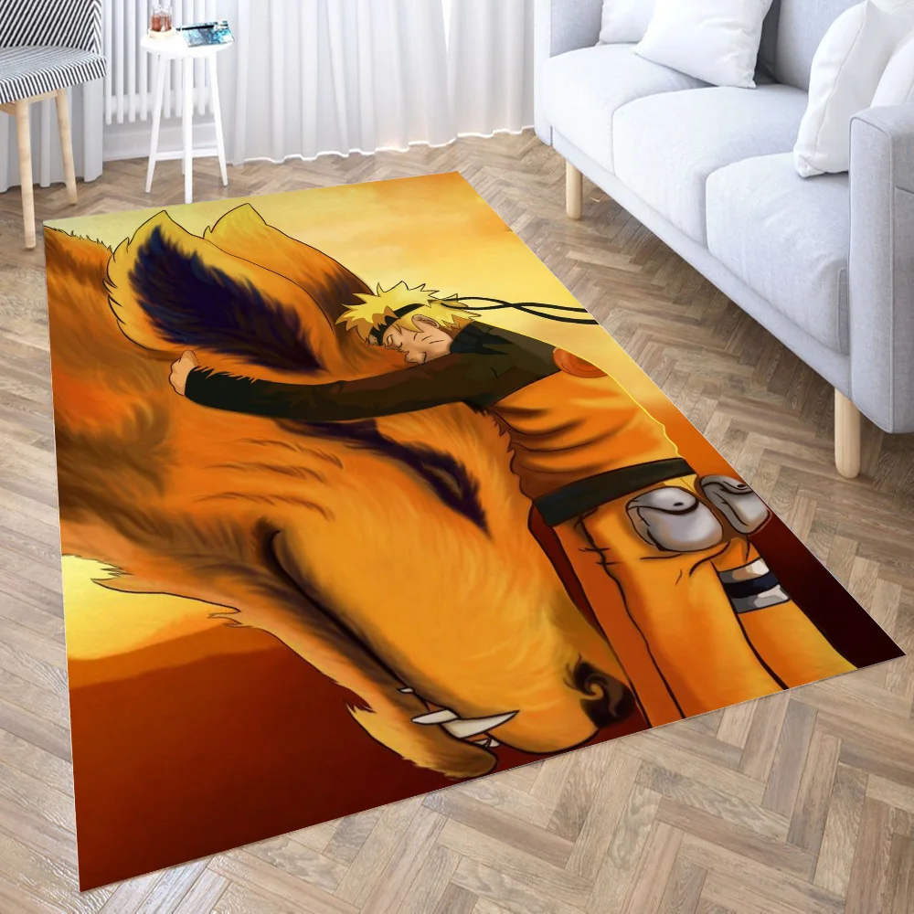 

Narut Kurama Area Rug for Living Room Floor Mat Carpet for Bedroom Bedside Entrance Doormat Anti-slip Home Decor