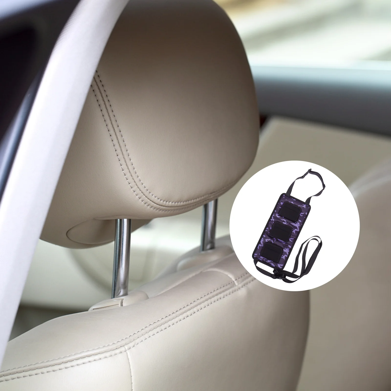 

1 Pair Car Backseat Fishing Pole Holder Fishing Rod Rack Dacron Rod Holder