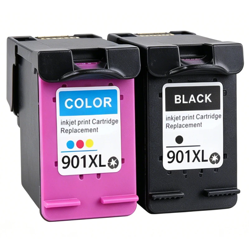 Фото Совместимый чернильный картридж 901XL 901 XL для принтеров HP Officejet 4500 J4580 J4550 J4540 4500 J4680 J4524 J4535 J4585 J4640 J4624 №4