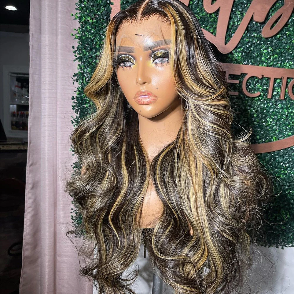 

Парик женский Мягкий с натуральными волнами, 26 дюймов, без клея, 180 плотности