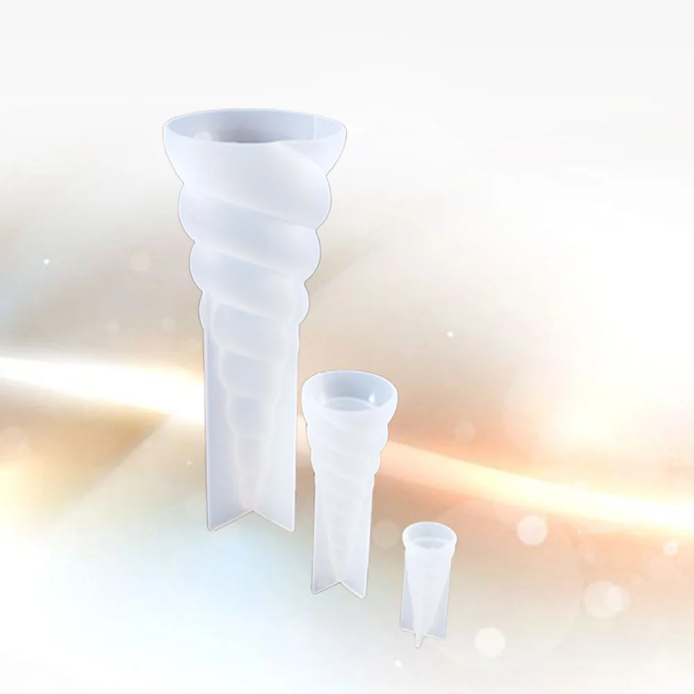 3 PCS DIY Unicorn Mold Horn Para Gelatinas Epoxy Resin Soap Silicone Molds