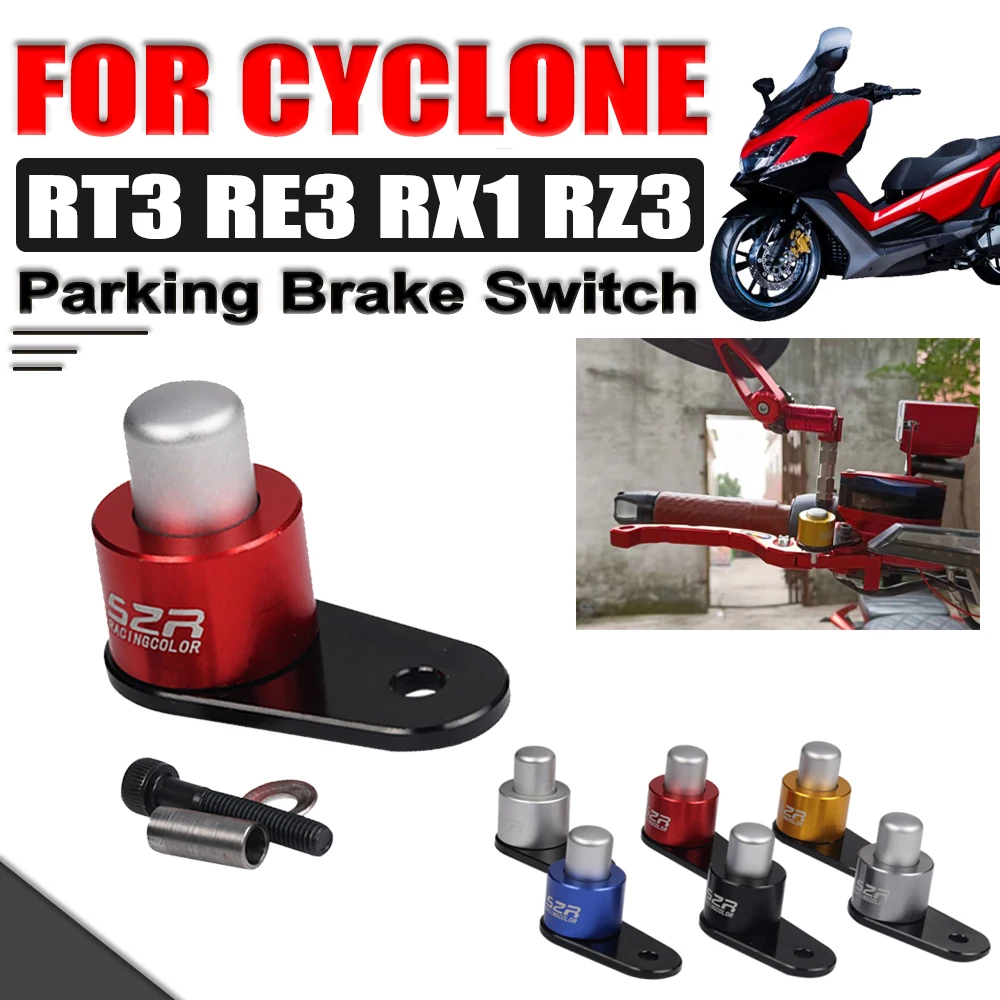 

FOR Cyclone RT3 RT 3 RX4 RE3 RZ3 RX3 RX1 Motorcycle Accessories Parking Brake Clutch Lever Brake Switch Parking Auxiliary Lock
