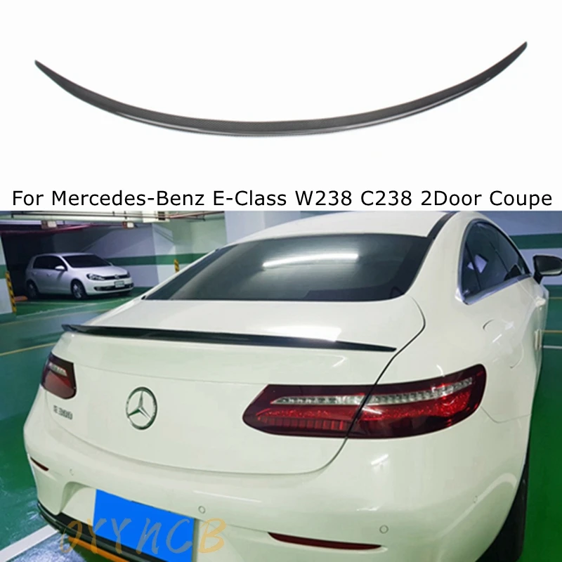 

For Mercedes-Benz E-Class W238 C238 2Door Coupe AMG Style Carbon Fiber Rear Spoiler Trunk Wing 2017-2023 FRP Black Forged Carbon