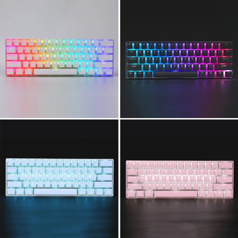 130-клавишный колпачок для ключей OEM PBT с двойной подсветкой RGB макет Mx