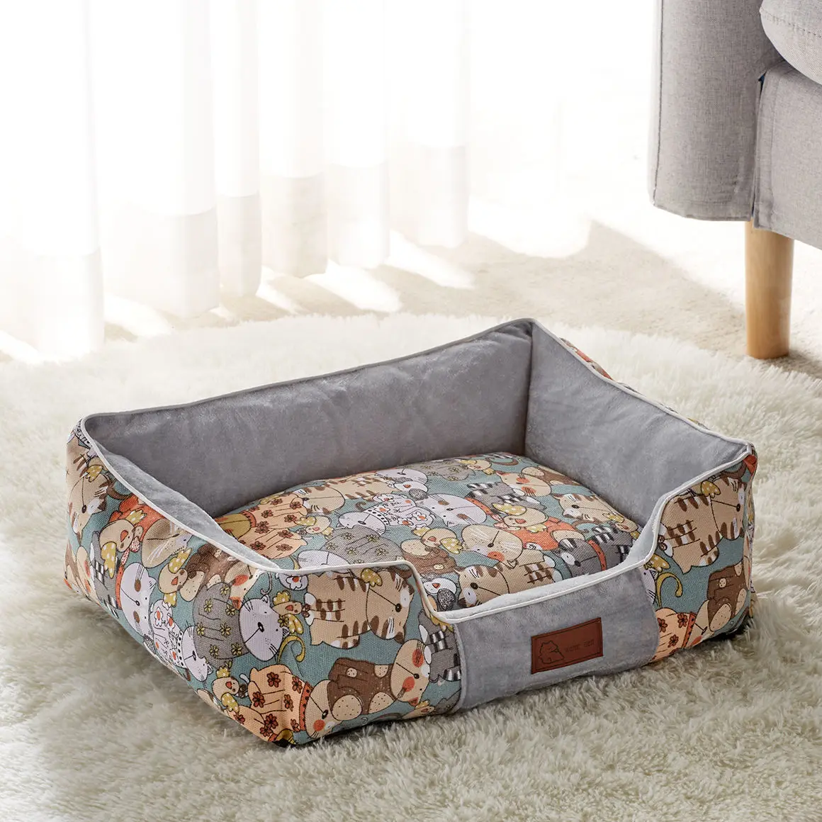 

Универсальная съемная моющаяся кровать для домашних животных Kennel Four Seasons