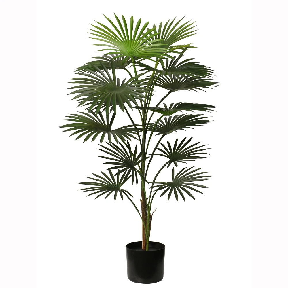 

Best Selling 3ft Plastic Fake Fan Palm Tree Plant wholesale artificial plant for home decor