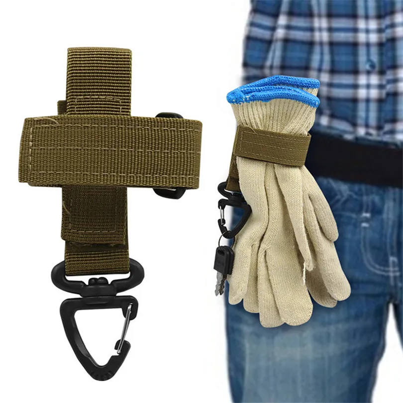 

Ckahвоо 1 шт. уличный брелок тактический ремень веревочный держатель для перчаток военный крючок многофункциональные нейлоновые аксессуары ...