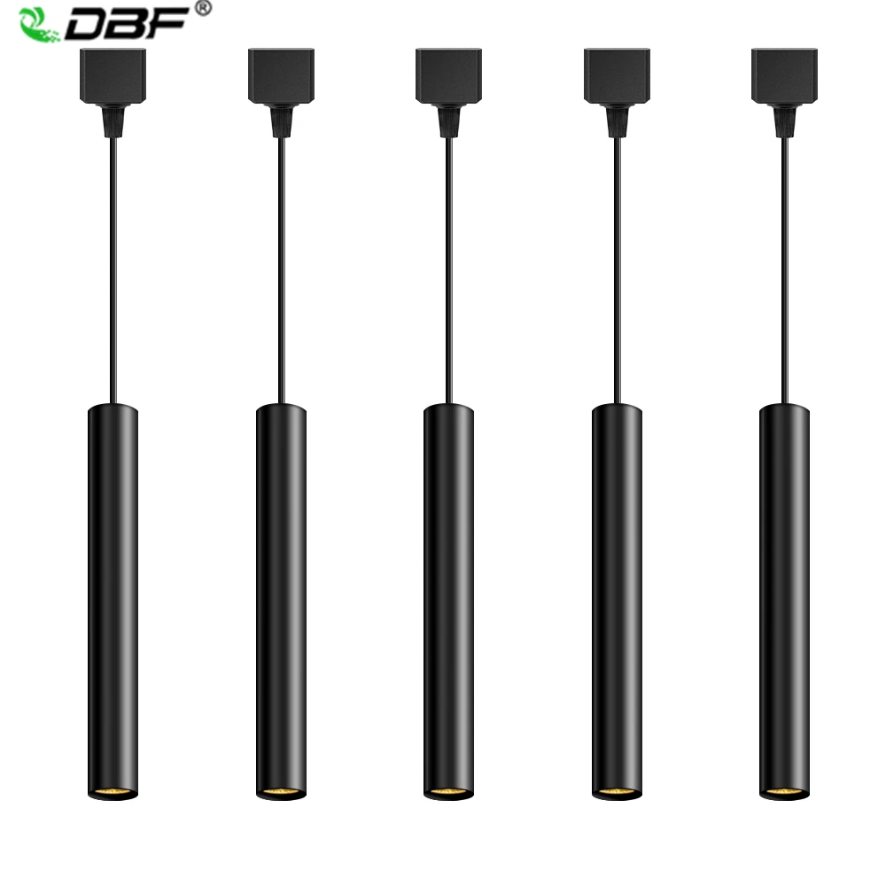 

Modern Track Rail Long Tube led Pendant Lamp Kitchen Dining Room Bar Counter Decoration Cylinder Pipe Pendant Light Kitchen Lam