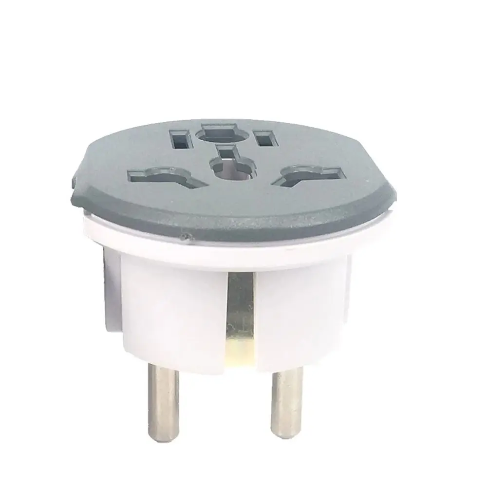 Адаптер для розетки европейского стандарта переходник с вилкой на вилку вилка