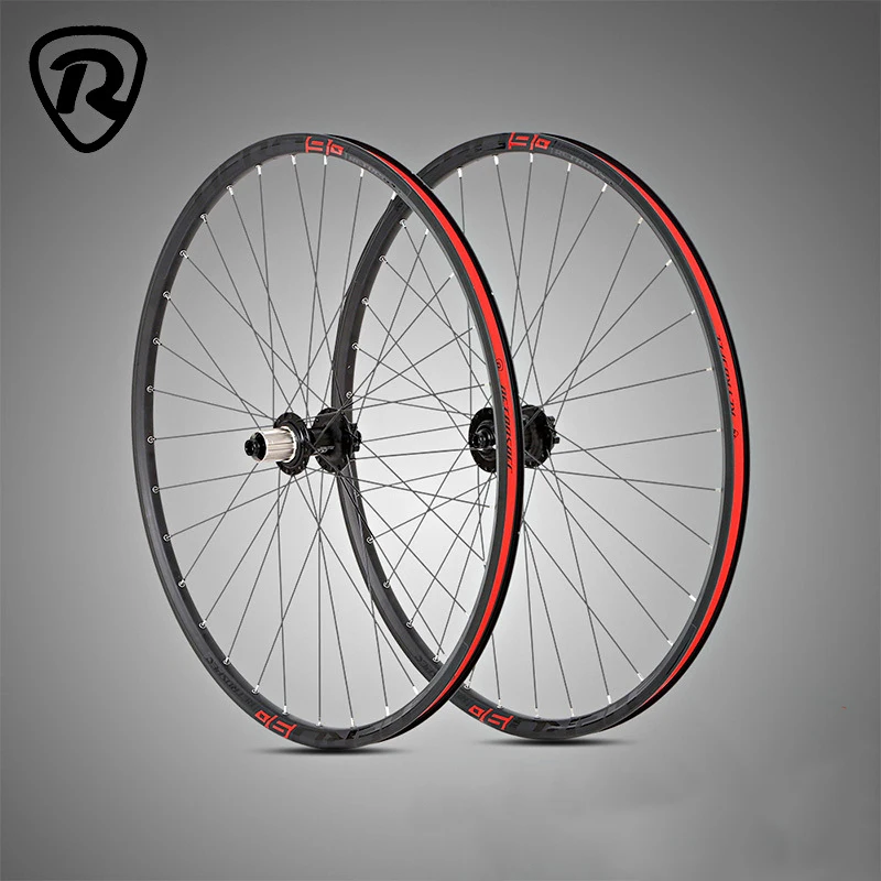 

Велосипедная колесная пара комплект велосипедных колес MTB 27,5/29 дюймов, 32 отверстия, боковая сквозная ось, дисковый тормоз, легкий алюминиевы...