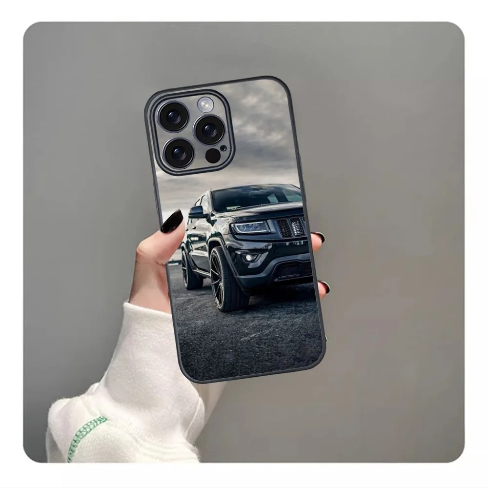 Чехол для телефона J-Jeeps off road SUV iPhone 16 15 14 13 12 11 PRO MAX PLUS Mini TPU мягкий приятный кожи