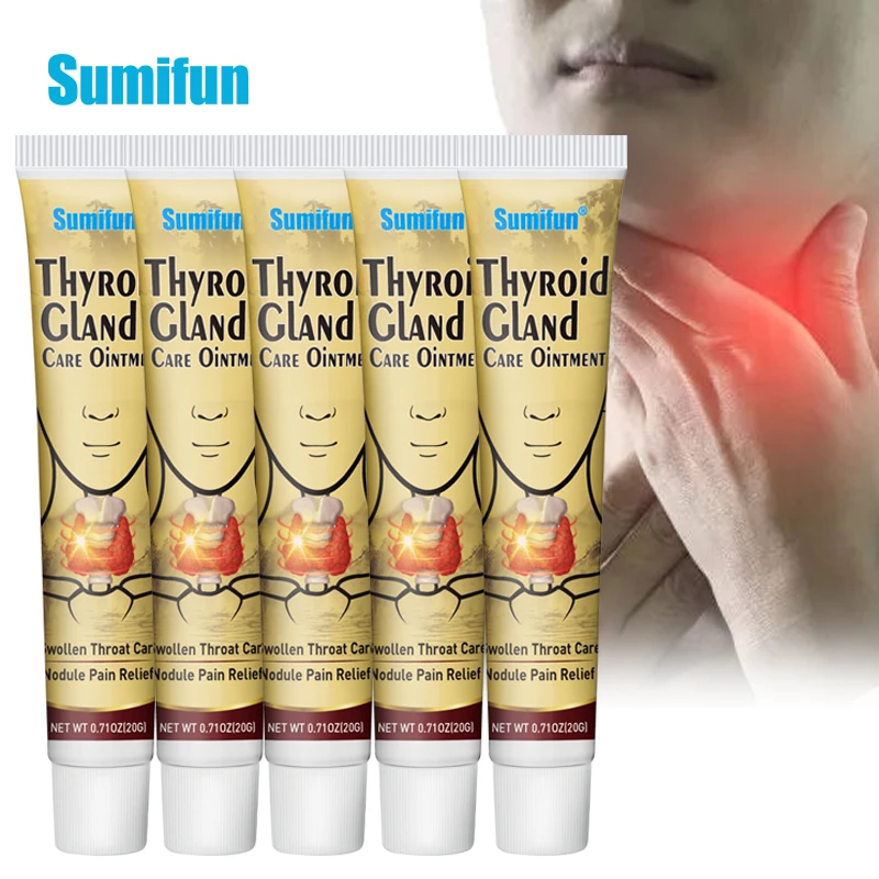 

1/3/5pcs Sumifun Thyroid Gland Bone Pain Relief Cream Treat Thyroid or Lympy Cause Neck Muscle Swelling Health Care Ointment 20g