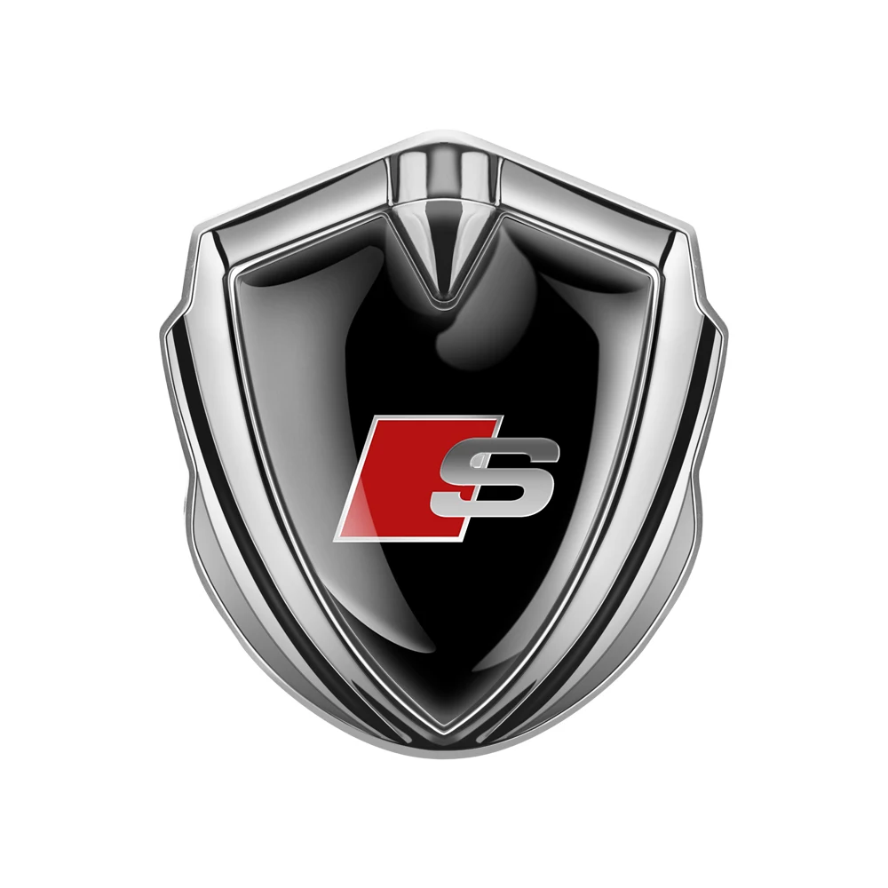 

Автомобильные 3D-наклейки с эмблемой на крыло, задний багажник, значок на кузов, наклейка для Audi A4 B8 A3 8P A6 C7 8V B6 B7 B9 Q5 A1 A5 C6 TT RS Sline Quattro