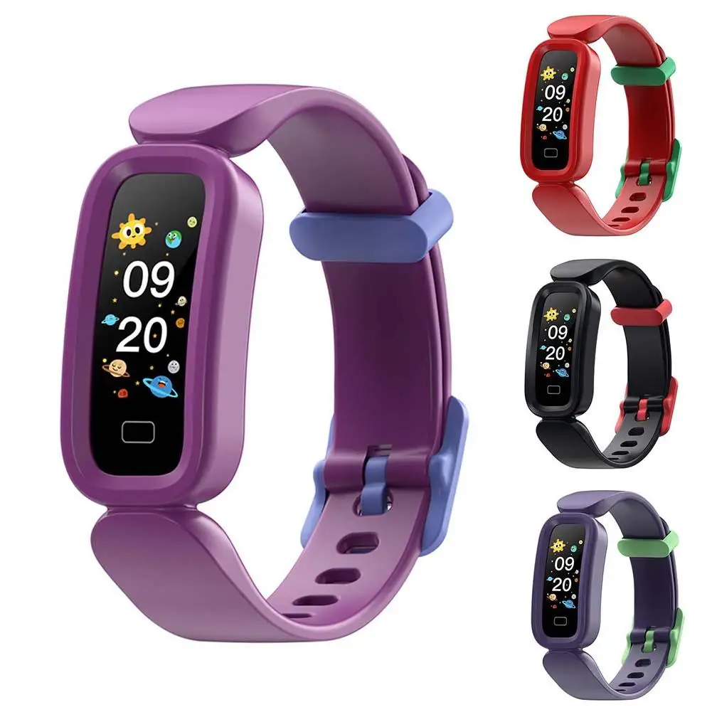

S90 Smart Watch Fitness Tracker With 24h Body Temperature 0.96" Touch Screen IP68 Waterproof Smart Watch For Kids Teens