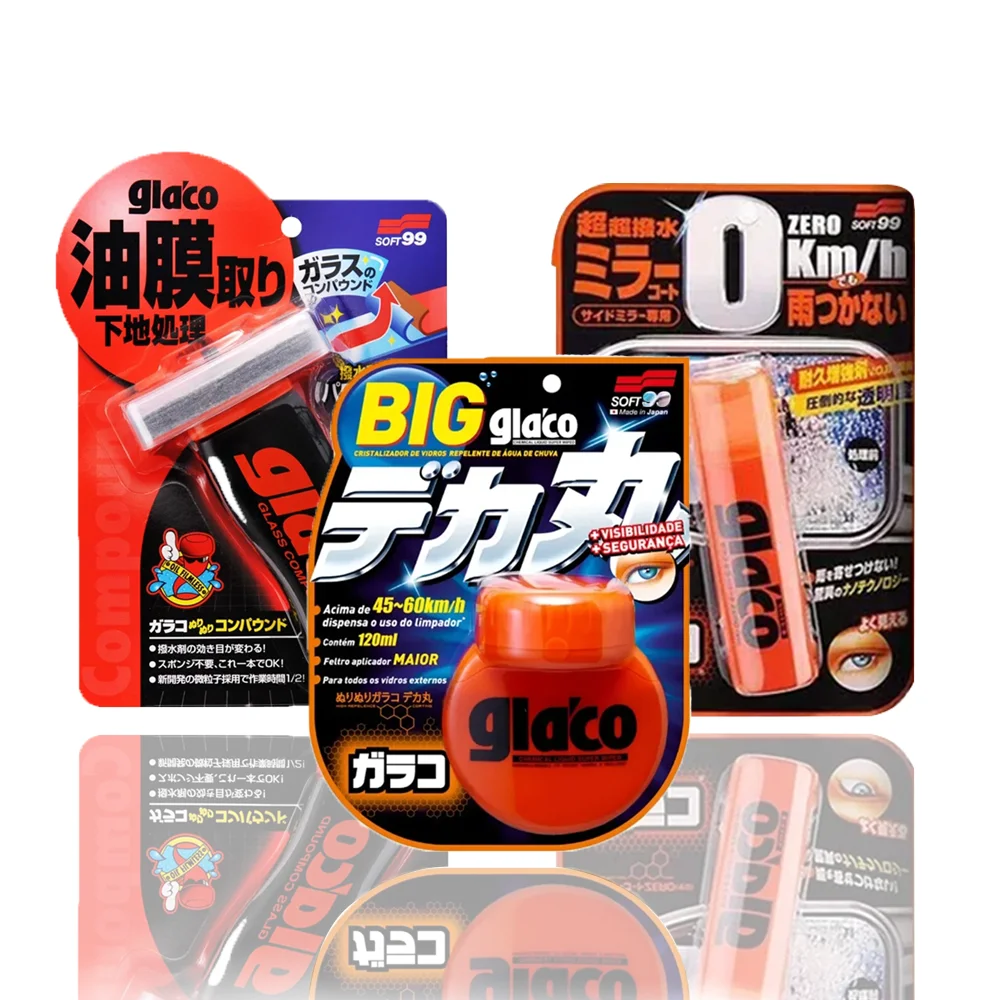 

Soft99 Glaco Япония лобовое стекло автомобиля водоотталкивающая масляная пленка удаление дождя стекло гидрофобное покрытие против дождя для автомобильного стекла