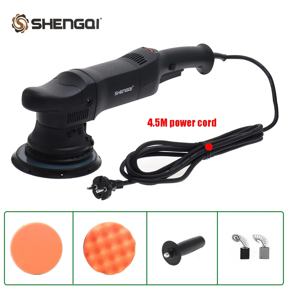 Car Polishing Machine DA 6inch 21mm Orbit Dual Action Auto Polisher Variable Speed Sander Buffing Waxing Machine
