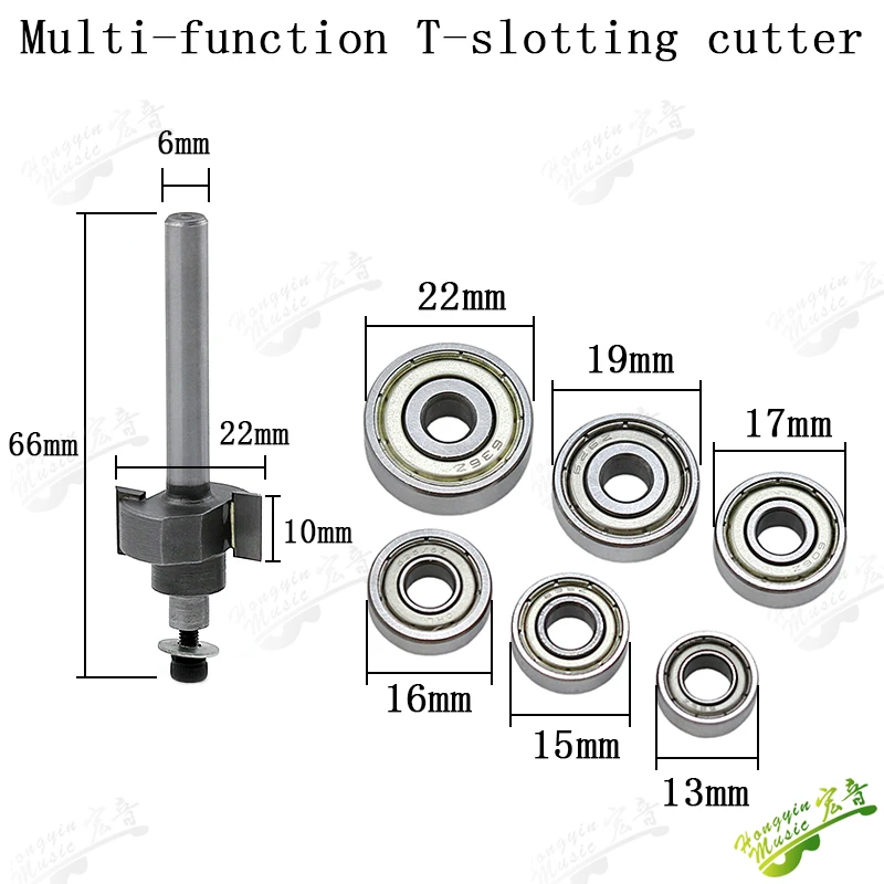 

Набор резцов для гитар T-milling cutter