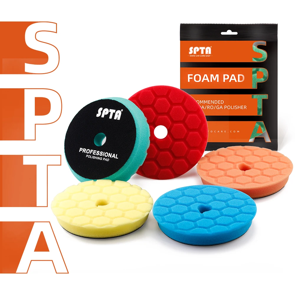 

(Оптовые продажи 2/5 шт.) SPTA 3 "/5"/6 "Автомобильные полировальные колодки и полировальные колодки для автомобильного буфера DA/RO/GA