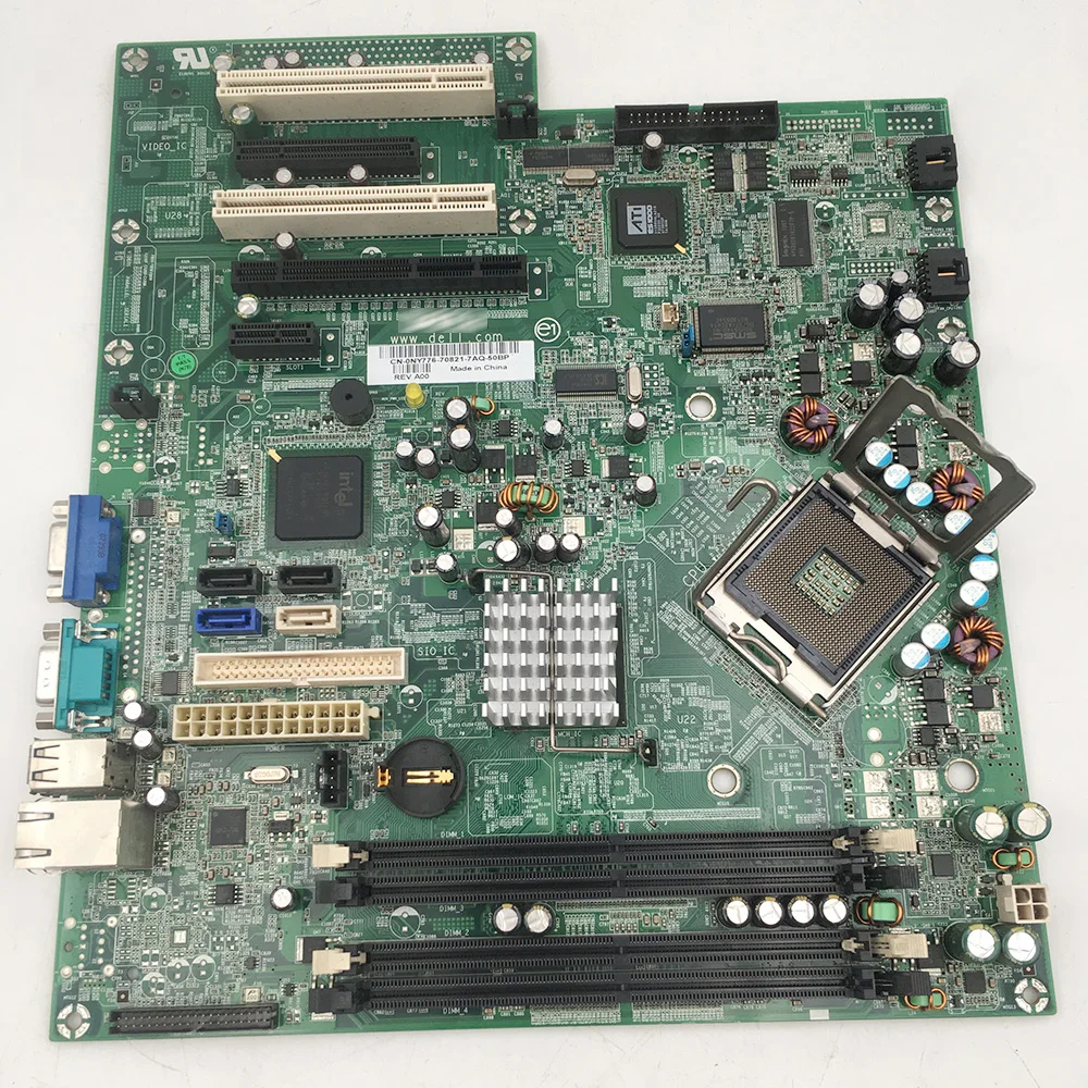 

For DELL PowerDege SC430 SC440 Workstation Motherboard NY776 0NY776 YH299 Mainboard