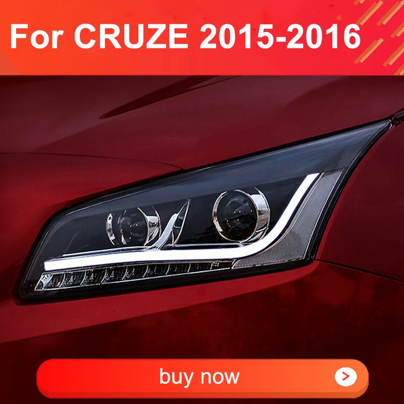

1 Pair LED Headlight Assembly for Chevrolet Cruze 2015 2016 Plug and Play with LED DRL Running Turning Signal Rear Tail Lamps