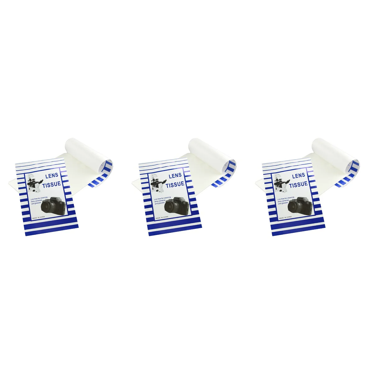 

Pack of 100 Dust-free Practical Wet Wipes Eyeglasses Camera Len Microscope LCD Screen Cleaning Paper