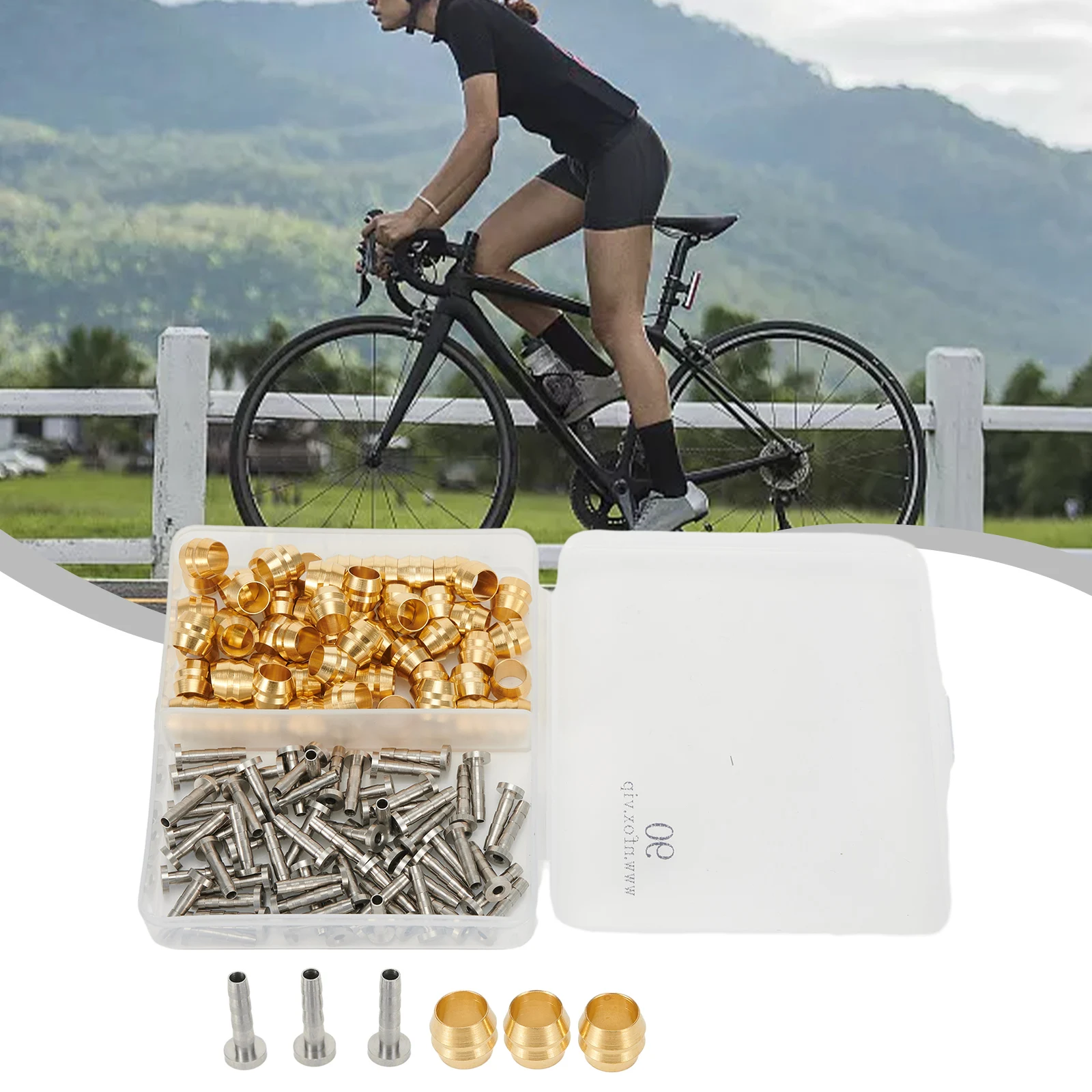 60 комплектов велосипедных тормозных шлангов оливок для Magura BH90 BH59 соединительные