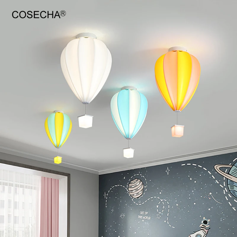 Цветной воздушный шар потолочный светильник для детской комнаты уникальный