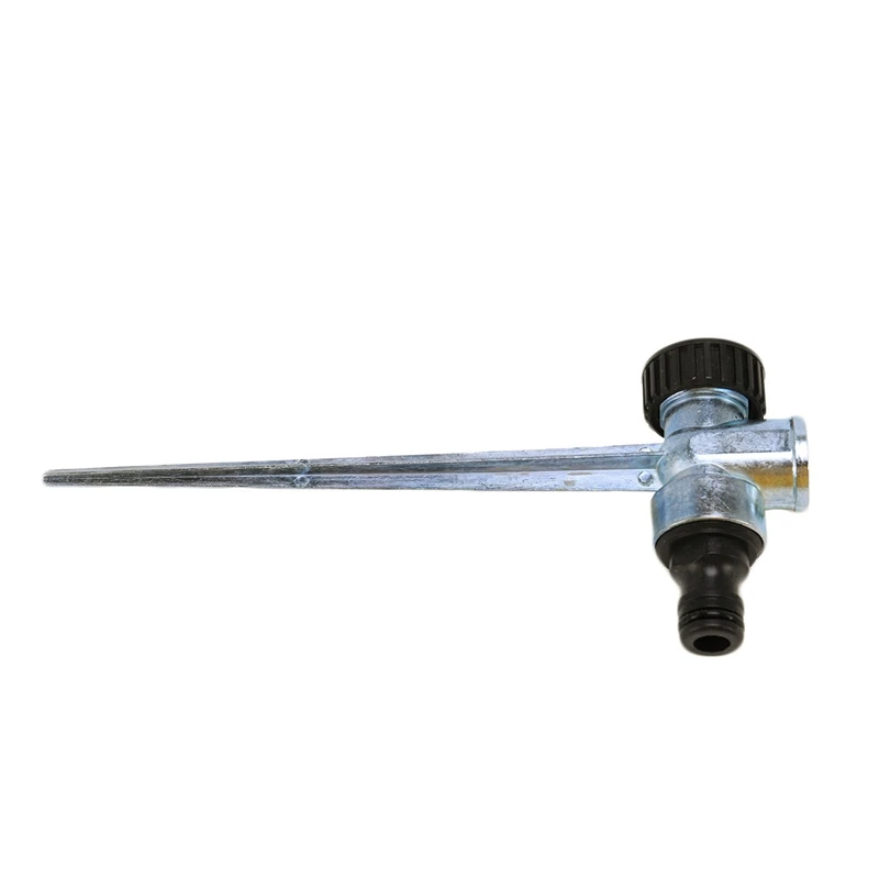 

5X 360 Degree Rotary Irrigation Sprayer Sprinkler For Lawn Garden Yard Golf Grass Metal Impulse Spike Hose Water Sprayer