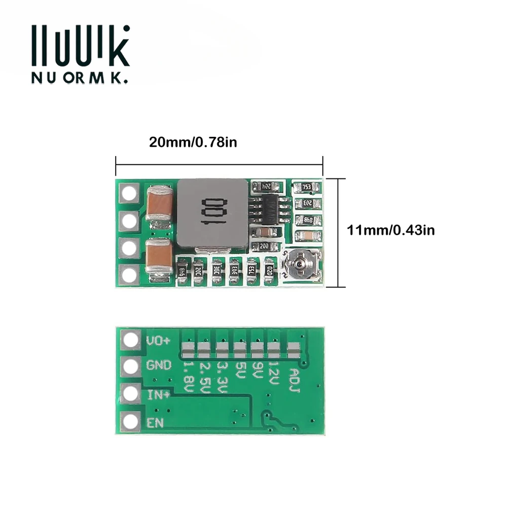 5/10 шт. понижающий модуль питания преобразователь DC-DC 4-18 в до 0 8-17 1 8 в/2 5 в/3 3 В/5 В/9