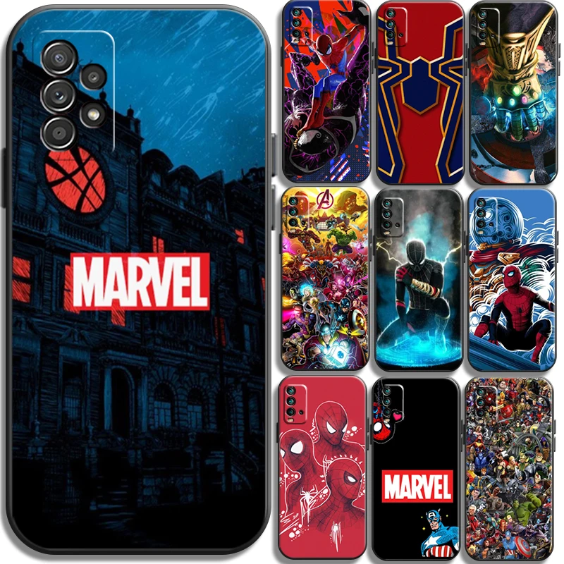 

Marvel Phone Cases For Xiaomi Redmi POCO X3 GT X3 Pro M3 POCO M3 Pro X3 NFC X3 Mi 11 Mi 11 Lite Soft TPU Back Cover Coque