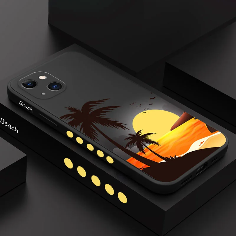 

Night Landscape Phone Case For iPhone 14 13 12 11 Pro Max Mini X XR XS MAX SE2020 8 7 Plus 6 6S Plus Cover