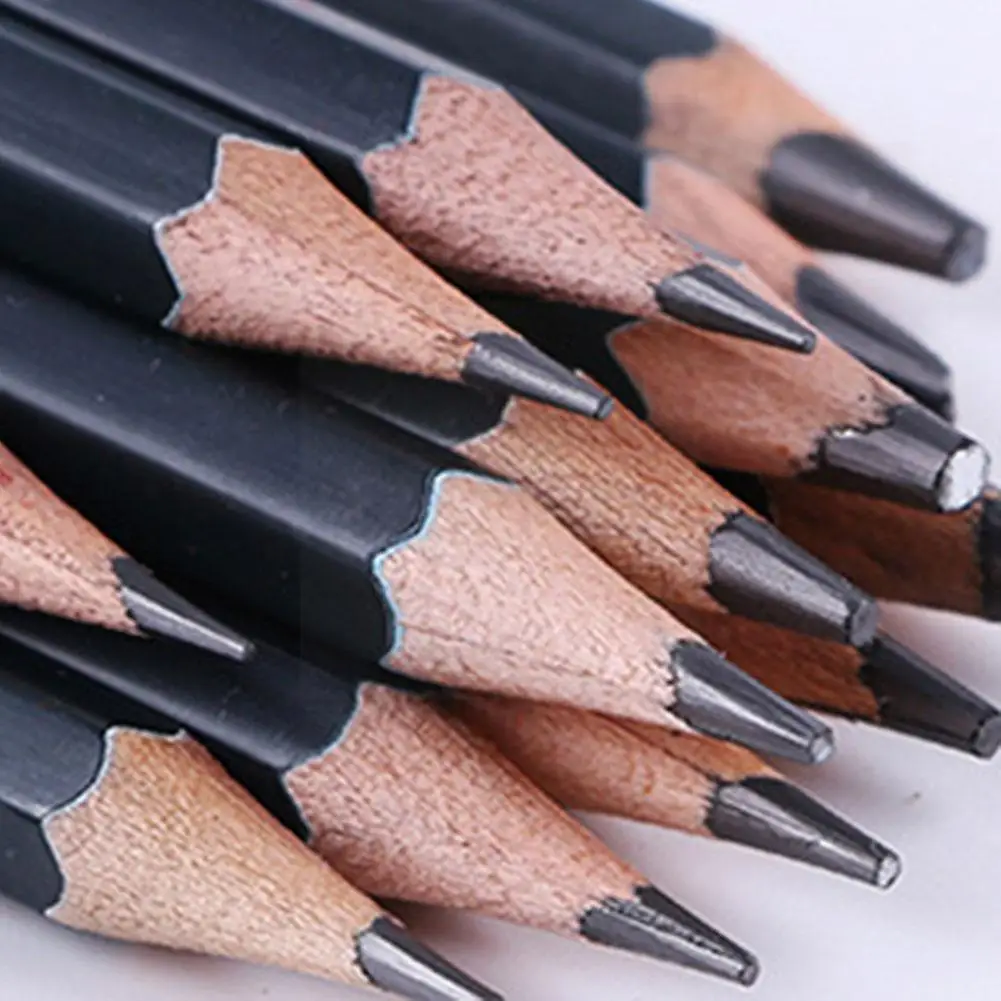 

Набор карандашей для рисования, профессиональные нетоксичные мягкие стандартные школьные карандаши для зарисовок 9h-14b, 14 шт./компл., безопас...