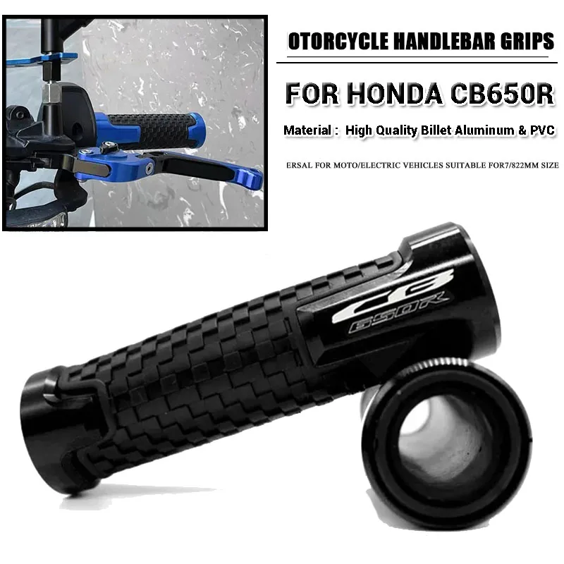 

7/8'' 22mm LOGO CB650R Motorcycle Accessories For HONDA CB650R CB 650R 2019-2020 Handle grips handlebar grip