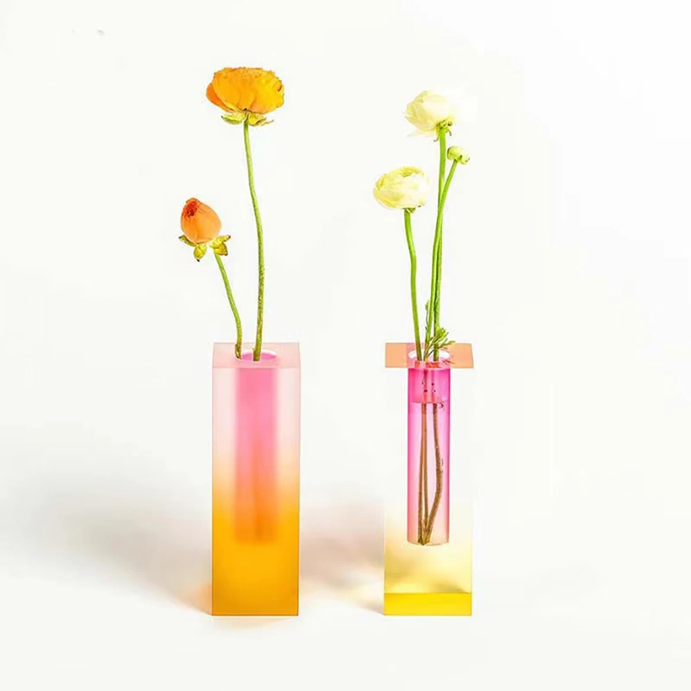 

Creative Simple Nordic Acrylic Color Vases