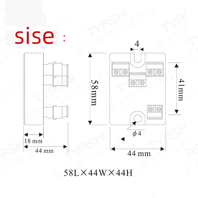 Трехфазное твердотельное реле 10 А 25 стандартное маленькое SSD 380 В |
