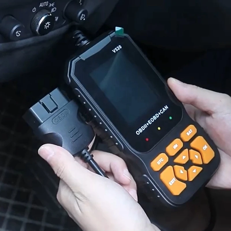 V520 OBD2 сканер профессиональная автомобильная система двигателя автомобильный DTC