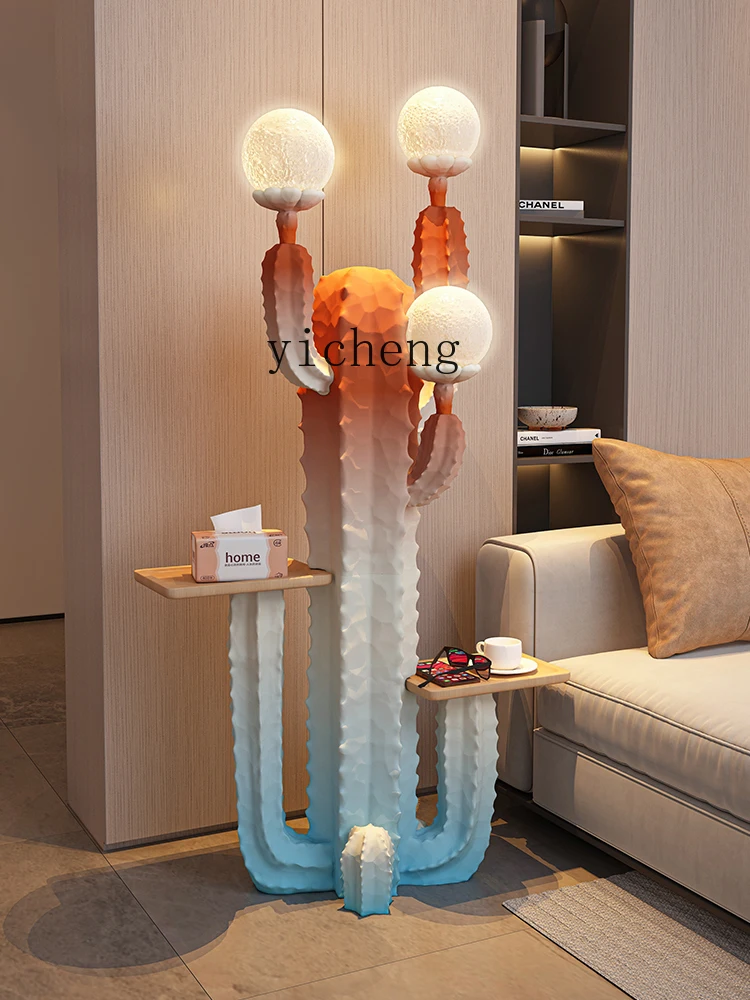 ZK домашние большие напольные украшения в виде кактуса поднос для гостиной входа