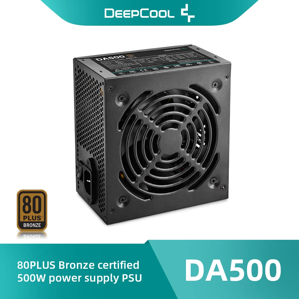 

DeepCool DA500 80PLUS Bronze certified PC Power Supplies 500W 85% electrical efficiency PSU Computer Components Блоки питания