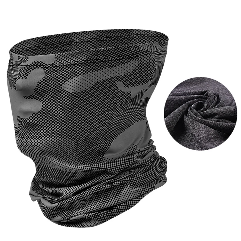 

Outdoor Cycling Scarf Muffler Sun Protection Headwear Bandanas Camouflage Multipurpose Fishing Scarf Face Neck Cover