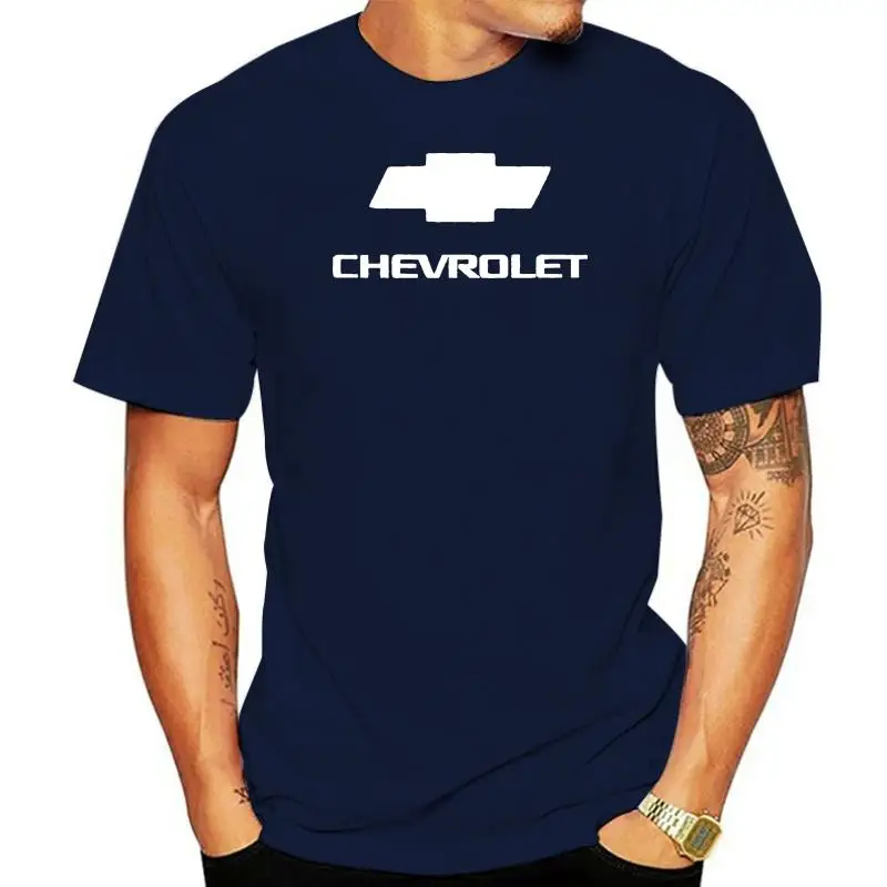 

2022 new Fashion Summer Men T-Shirts Chevrolet Car Logo Print Casual Cotton Short Sleeve high quality Mens T-shirt
