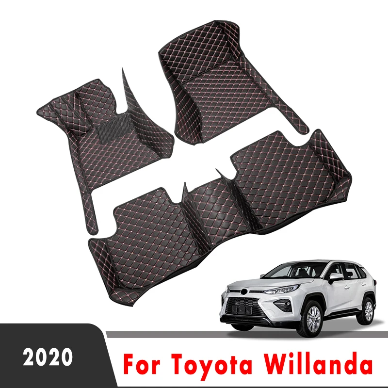 

LHD Carpets For Toyota Willanda 2020 Car Floor Mats Styling Parts Protector Covers Auto Interior Accessories Custom Leather Rugs