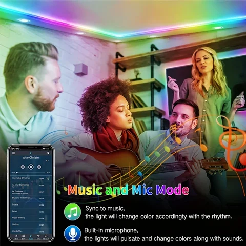 NIMIMOON RGB светодиодная лента 5М