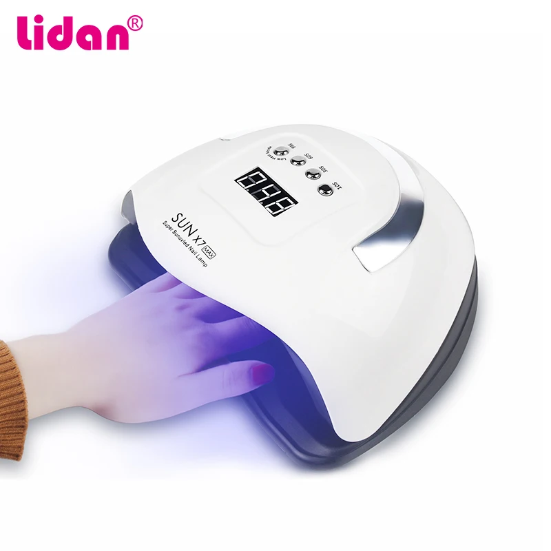 

lidan SUN X7 MAX ABS LED High Power Nail Dryer Machine Portable Home Use Professional Lamp For Quick Dry Gel Nail Polish