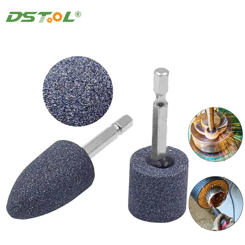 

Grinding Head Hexagonal Shank Grinding Wheel Sharpening Head Portable Grinding Drill Tool Corundum Cone Electric Grinding Head