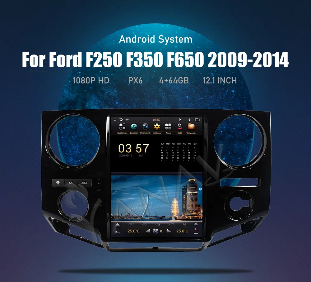 

PX6 Android Car Radio For Ford F250 F350 F450 F650 2009 -2014 GPS Navigation Multimedia Player Auto Stereo Receiver Head Unit