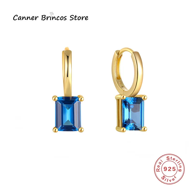 

Женские прямоугольные серьги CANNER из серебра 925 пробы