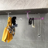 hair accessories headband display multifunctional sticky hooks storage hanging household wall door holder hanger rack organizer