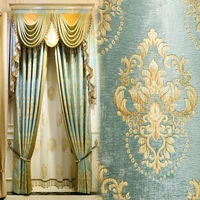 luxury european style curtains for living room luxury atmosphere villa simple european bedroom blackout curtains customized