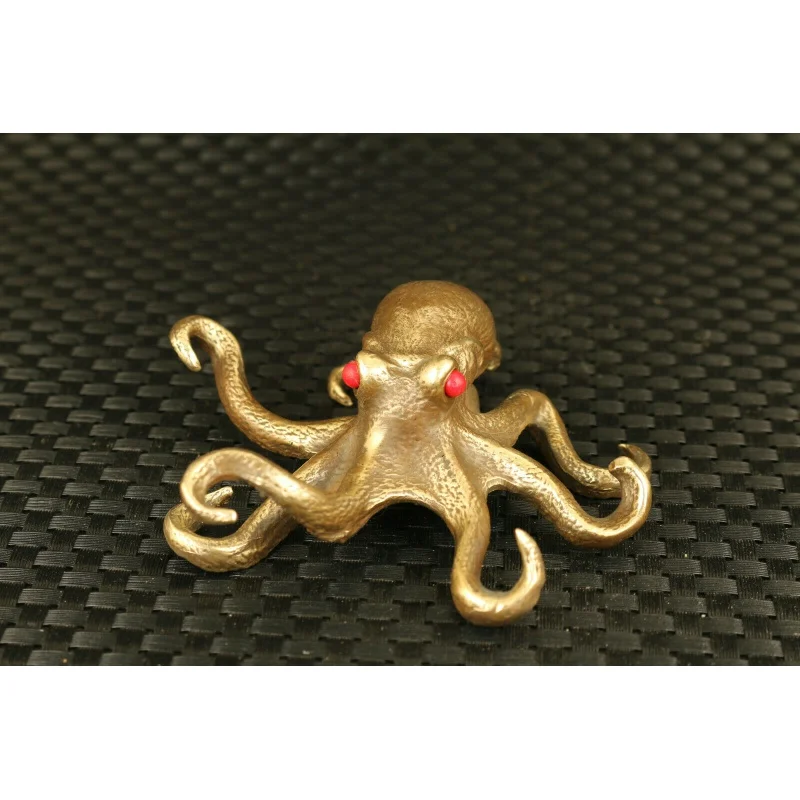 

unique chinese old bronze casting octopus statue figure collectable