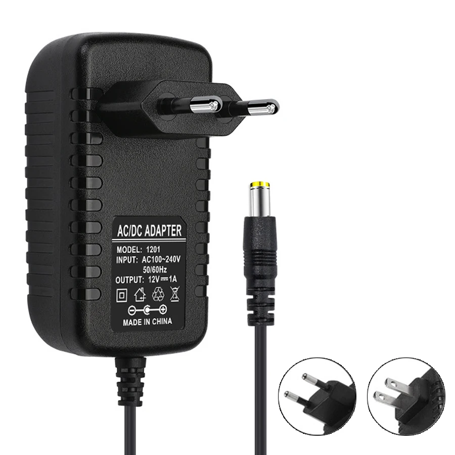 12V Universal Power Supply Transformer 100V 220V To Dc 12V Converter Charger Adaptor EU US For Led Light Strips Switching